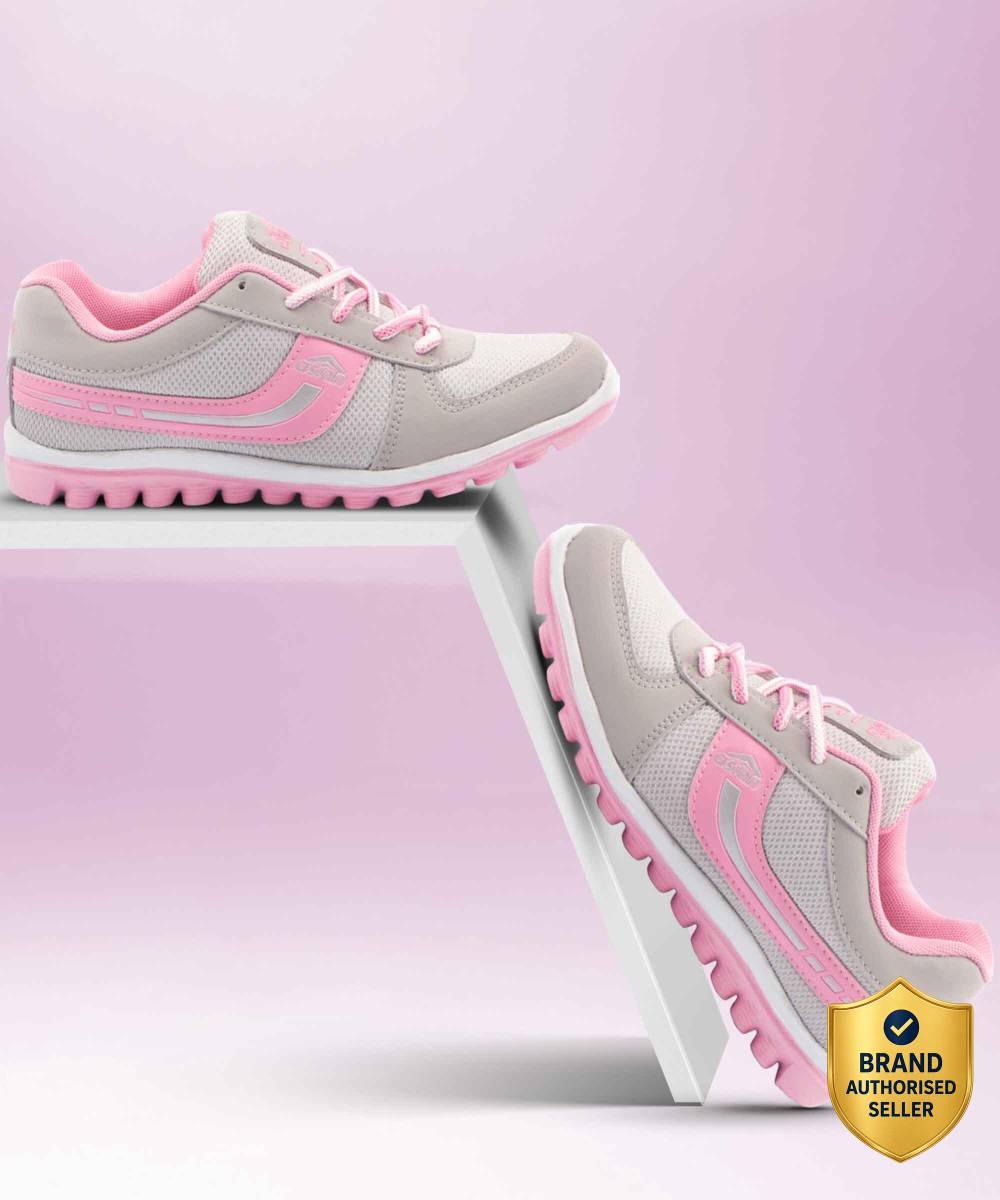 asian Cute sports shoes for women | Running shoes for girls stylish latest design new fashion | casual sneakers for ladies | Lace up Lightweight pink shoes for jogging, walking, gym & party Running