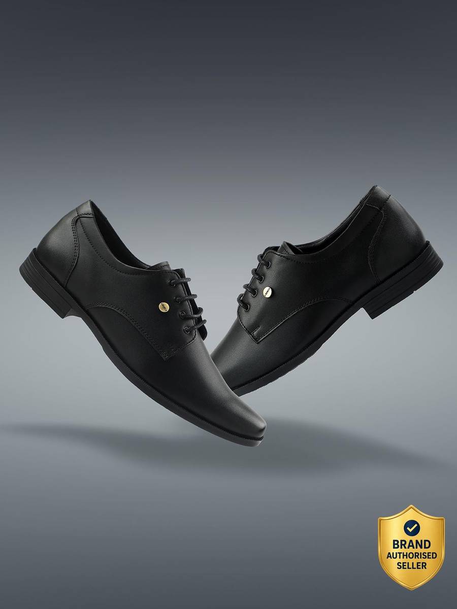 LIBERTY Fortune BENSTOCK1E Formal Shoes With TPR Sole | Durable & Comfortable Lacing Derby For Men