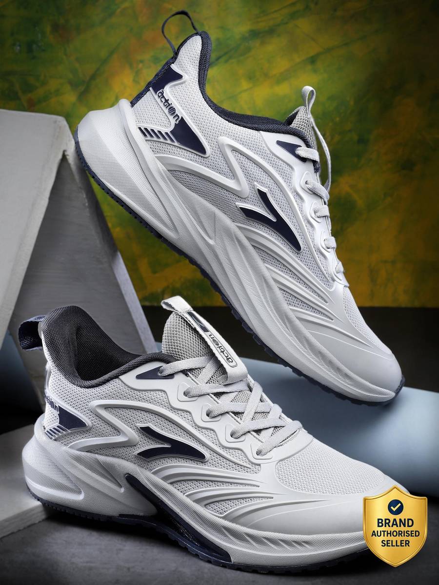 action Athleo N-802 Lightweight Comfortable Trendy Breathable Sports Lace-Up Running Shoes For Men
