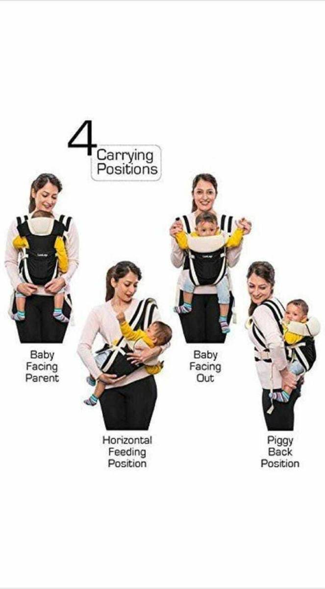 SSKSKIDS Baby Carrier 4 in 1 Comfortable With Safety belt ,Carry Bag Head Support Baby Carrier — photo 4