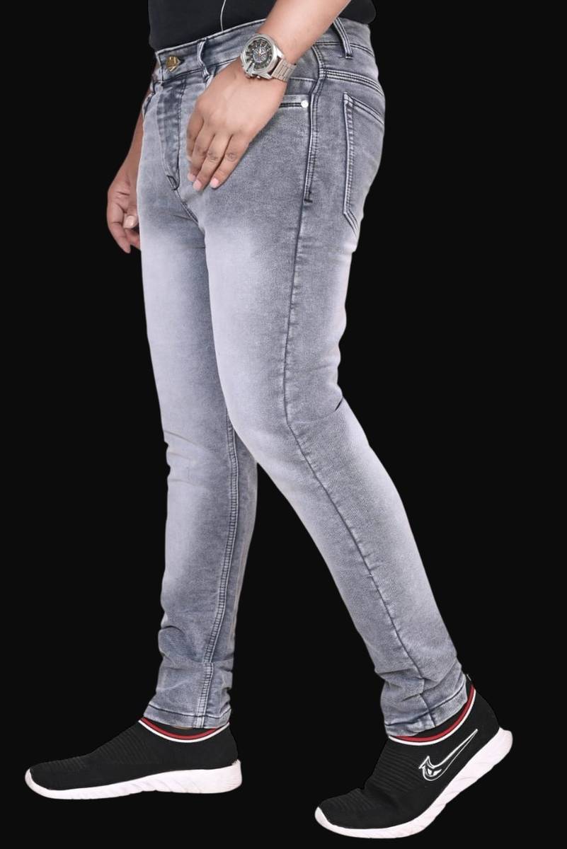 Slim Men Grey Jeans — photo 2
