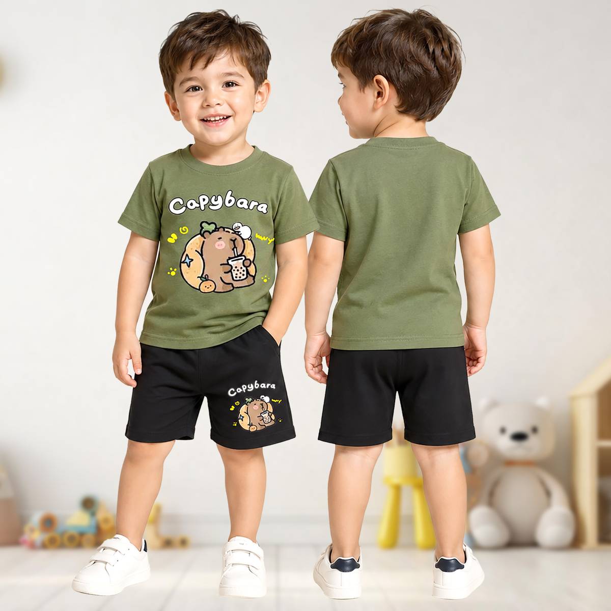 WYATT Boys Casual T-shirt Shorts — photo 2