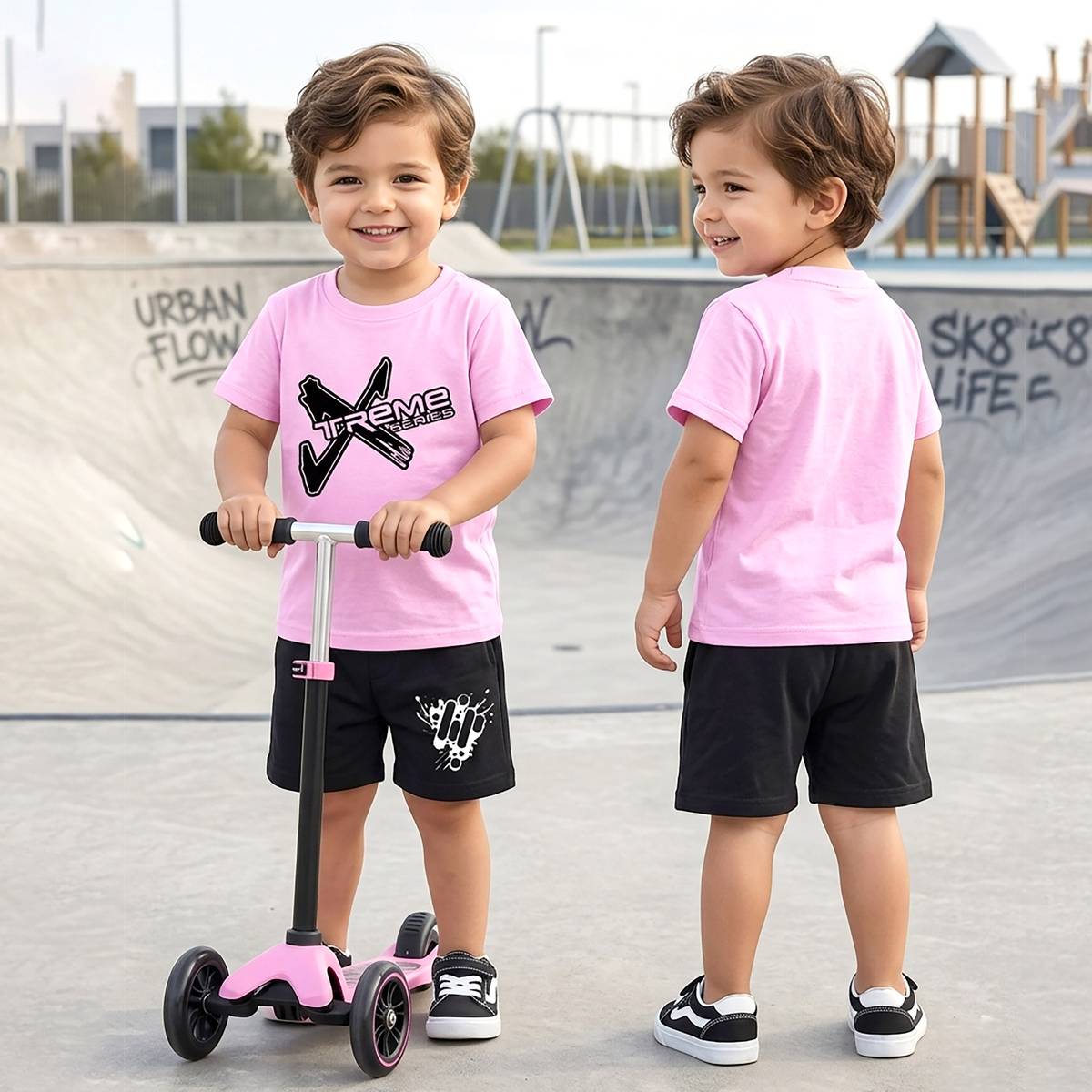 WYATT Boys Casual T-shirt Shorts — photo 3