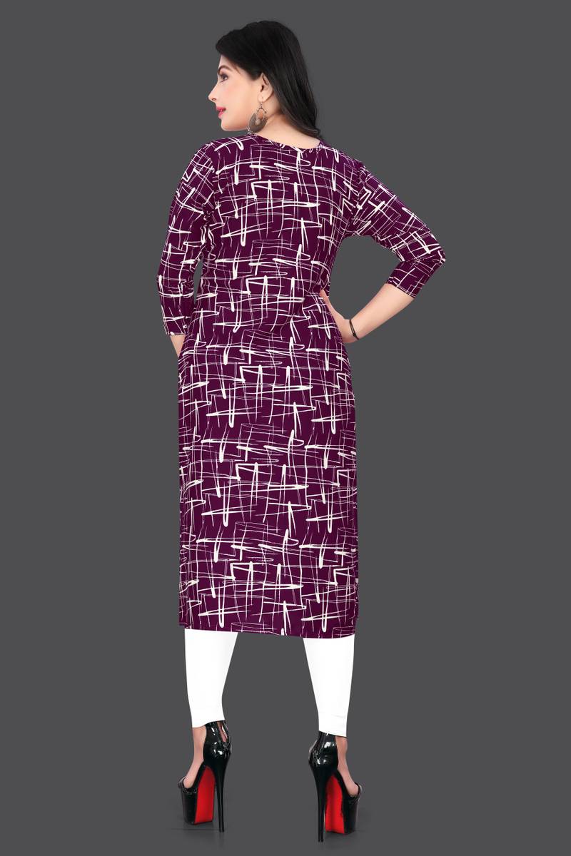RANGRASIYA CORPORATION Women Geometric Print, Printed A-line Kurta — photo 4