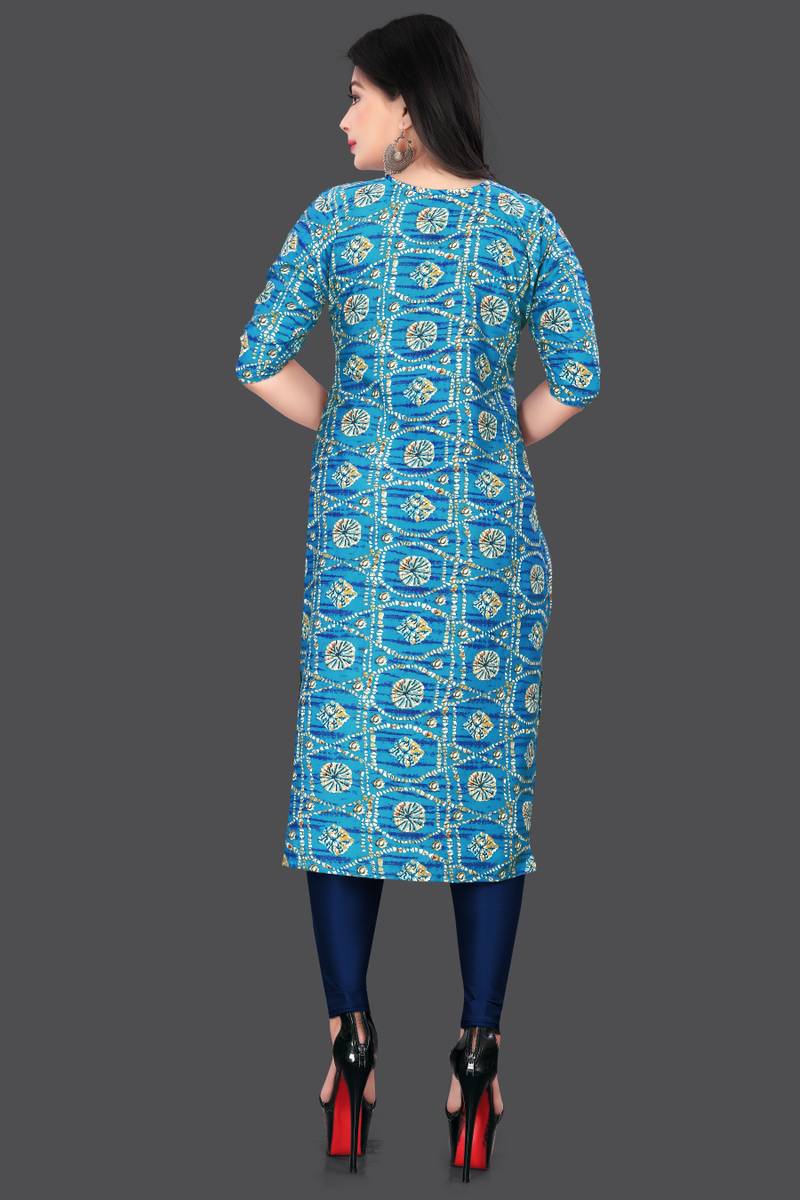 RANGRASIYA CORPORATION Women Bandhani Straight Kurta — photo 4