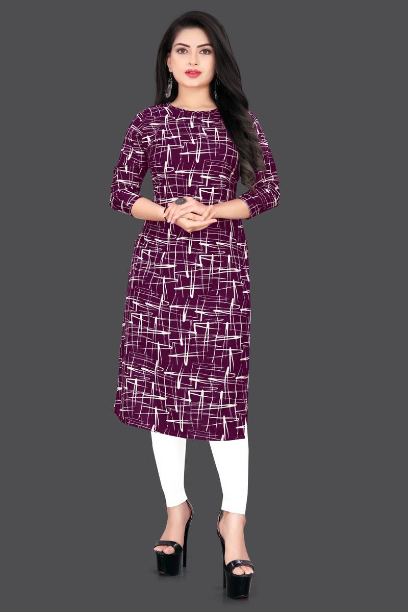 RANGRASIYA CORPORATION Women Geometric Print, Printed A-line Kurta — photo 3