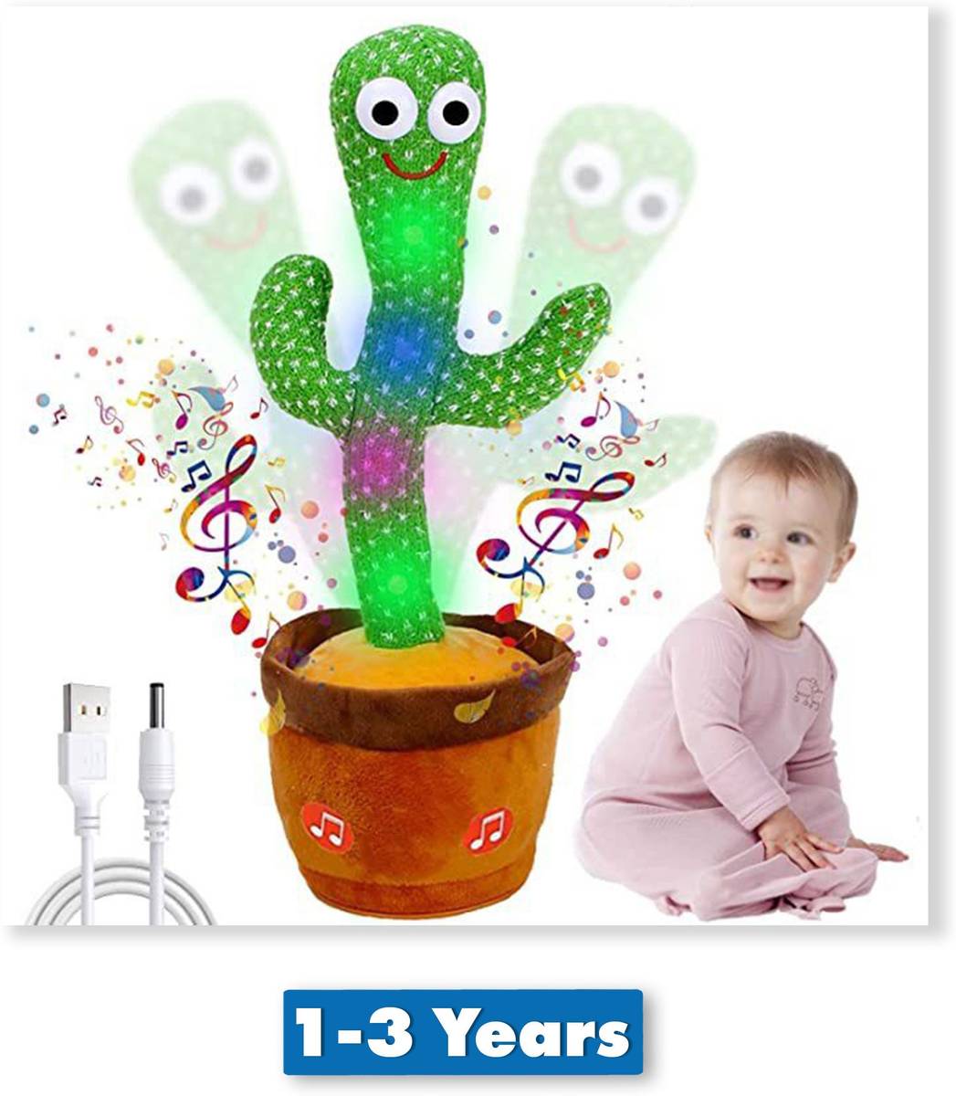 totoy Toy Talking Plant Plush Voice Repeat, Recording 120+ Song
