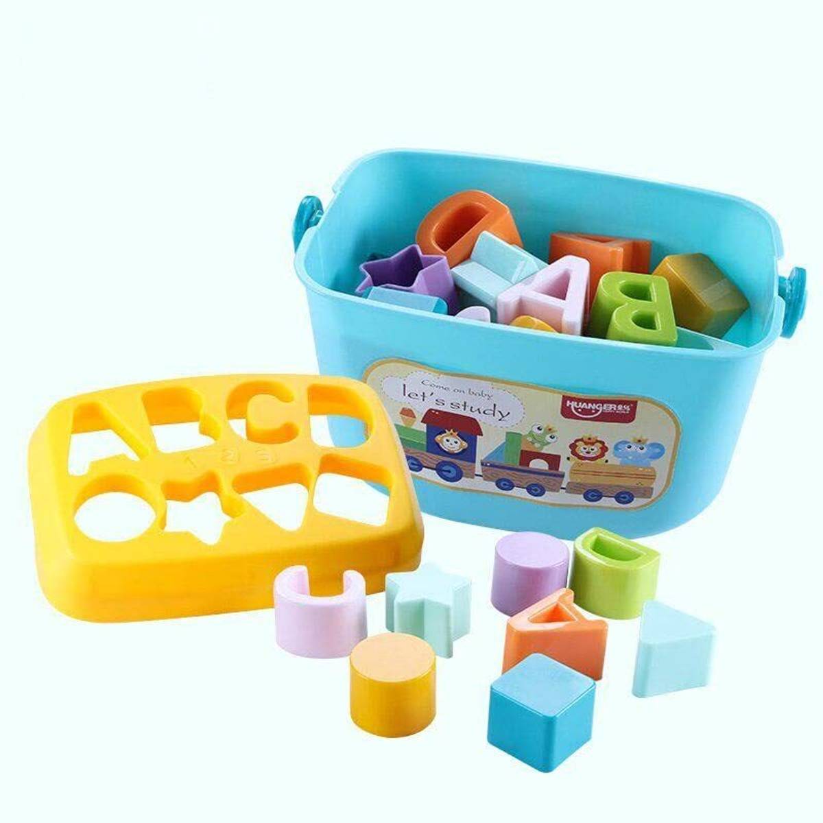 Miss & Chief Baby First Blocks Color & Shape Toy Educational Sorting Box for Kids — photo 4