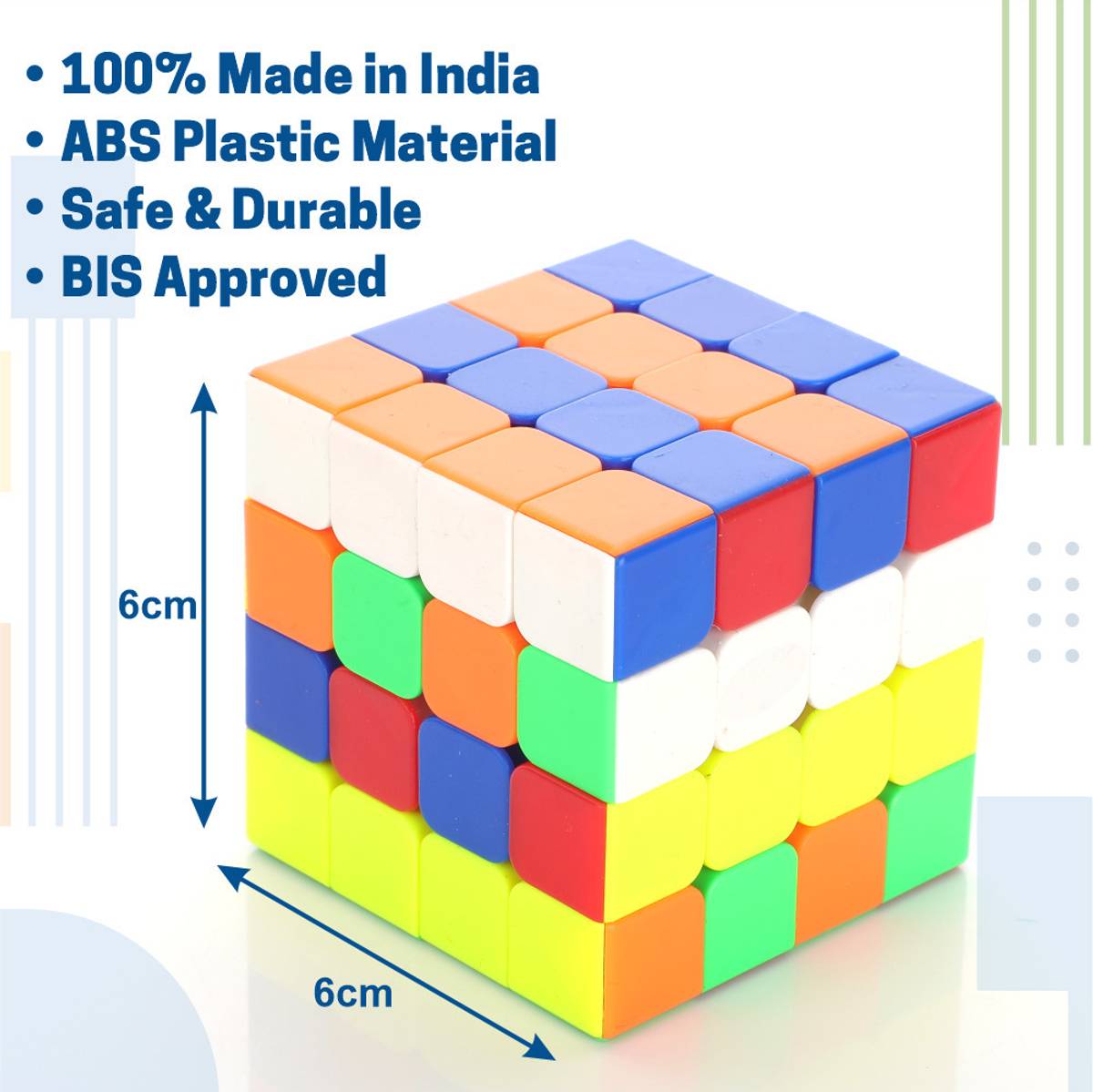 333MART Solve The Cubestar Bundle 4X4 Pack Toy for Kids Ages 8 and Up — photo 3
