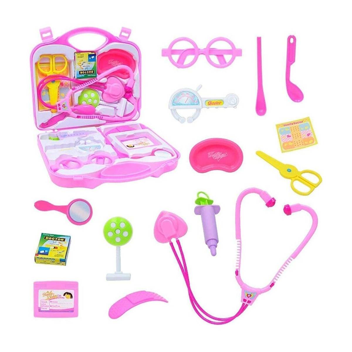 Pretend Play Baby & Toddler Plastic Doctor Set for Kids Medical Kit Toys for 3 to 6 Year Old Boys & Girls.