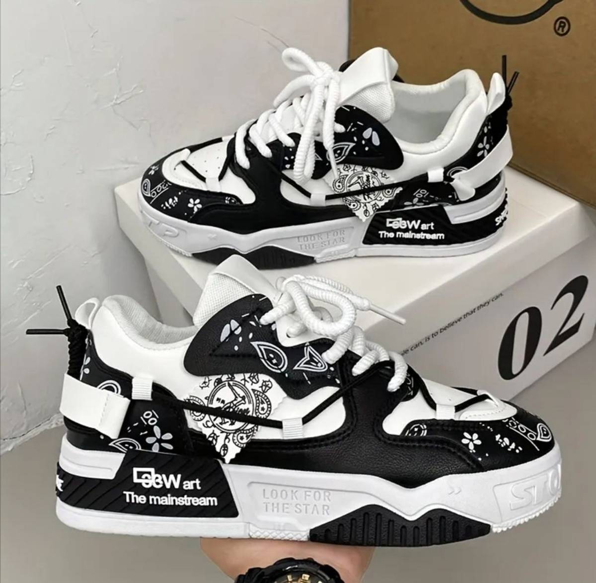 BANT LEE sneakers, blue, white, casual, laced Sneakers For Unisex — photo 5