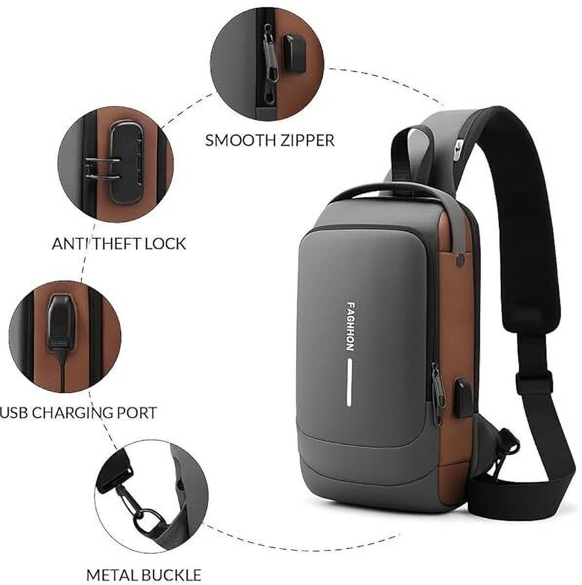 TONBAGSTB Multicolor Sling Bag Crossbody Sling Bag for Women Outdoor with Zipper Closure — photo 3