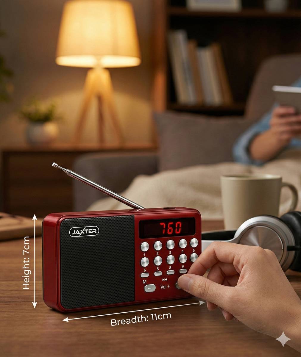 jaxter FM with Bluetooth speaker 6 W Bluetooth Laptop/Desktop Speaker — photo 4