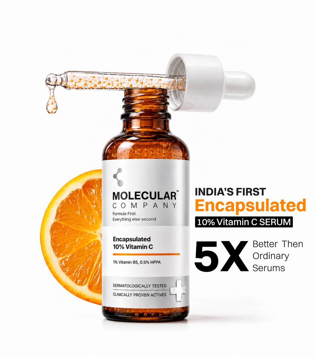 Molecular Company ENCAPSULATED 10% Vitamin C Face Serum with 1% B5 & 0.5% HPPA