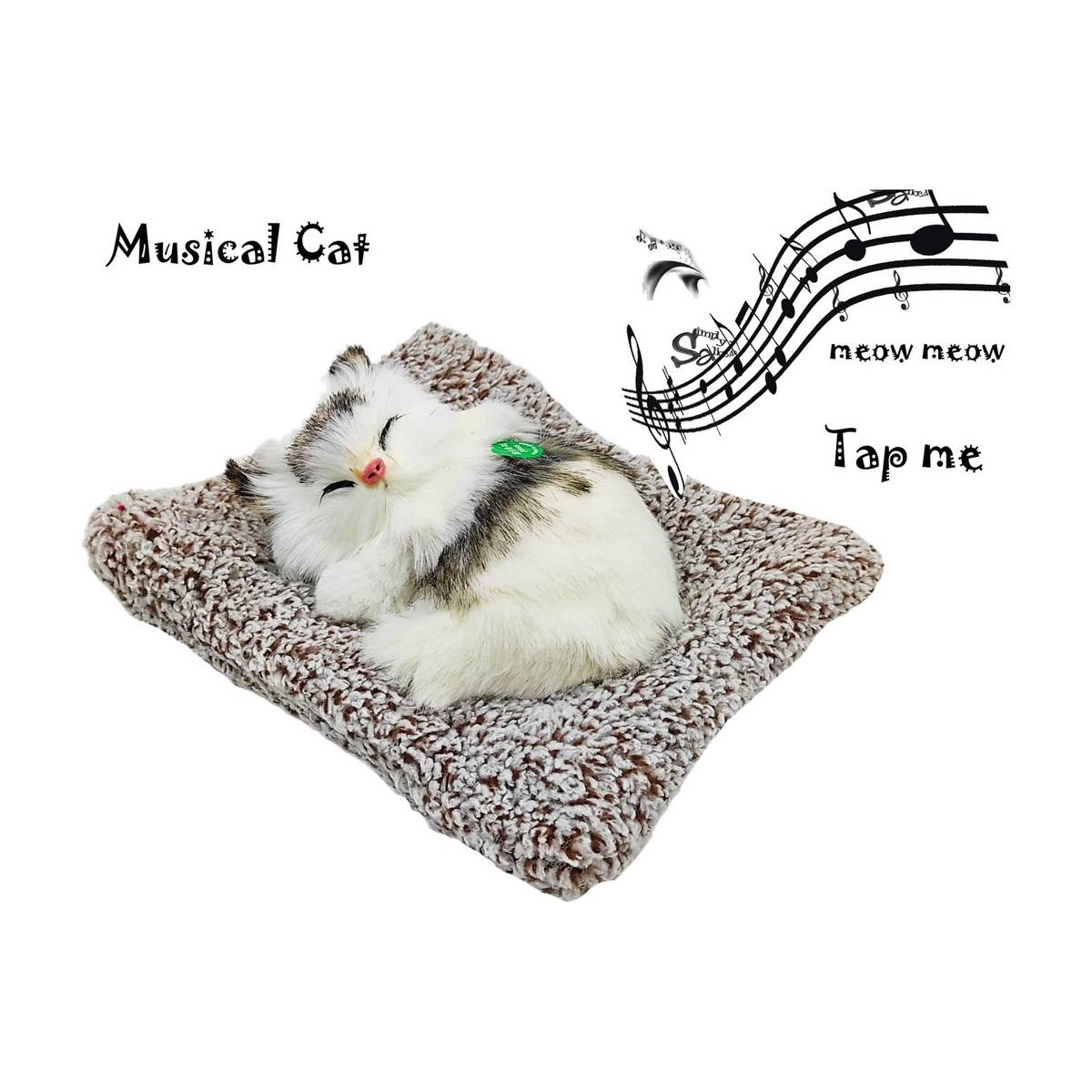 dishvy Sleeping cat with meaw sound | Musical cat Idol B