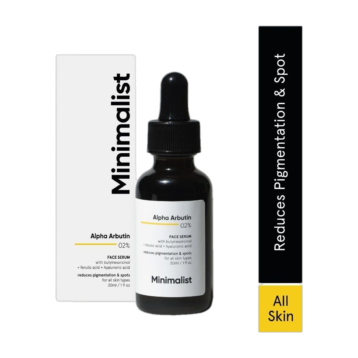 Minimalist 2% Alpha Arbutin Face Serum for Men & Women | Anti-Pigmentation