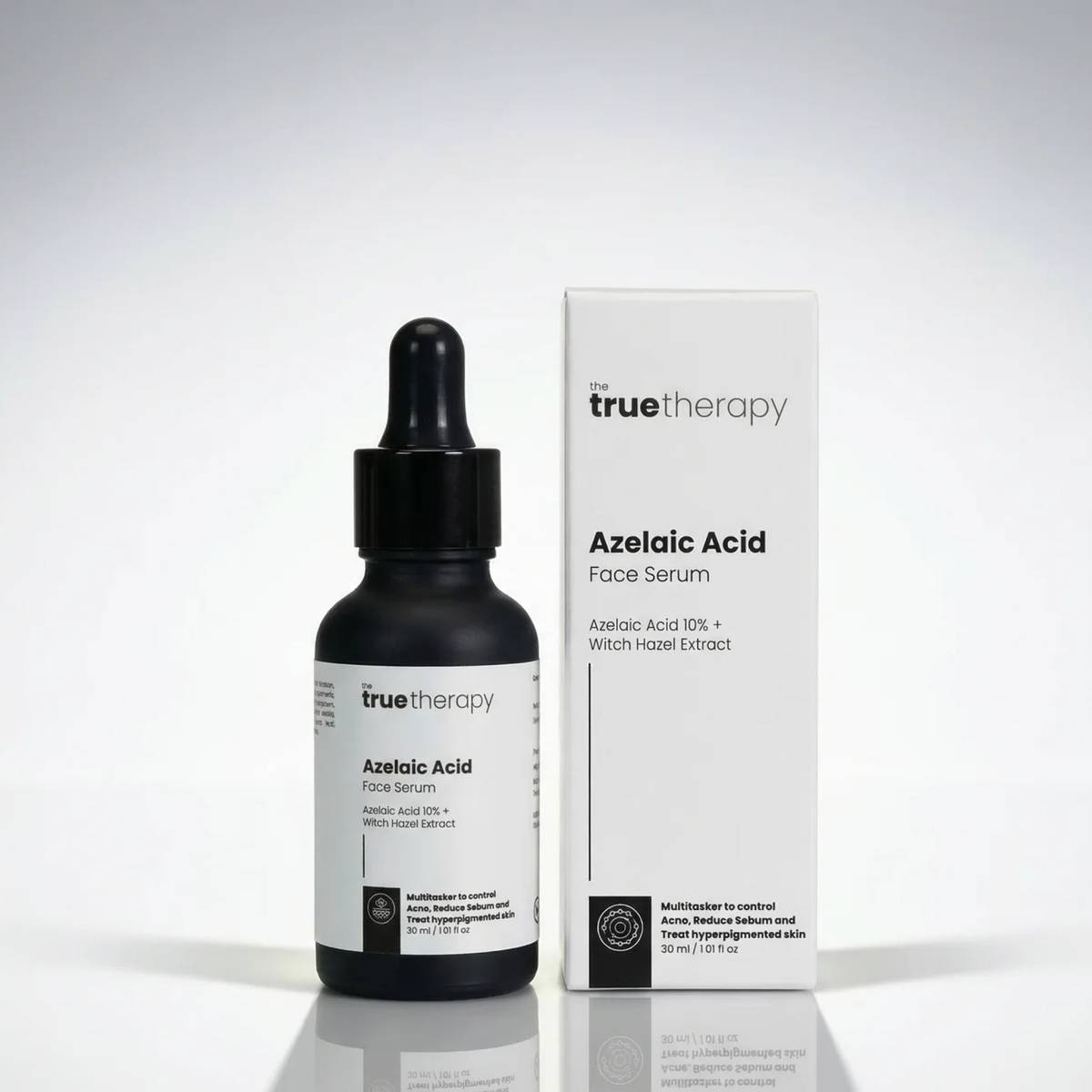 The True Therapy Azelaic Acid 10% Face Serum with Niacinamide and Hazel Extract