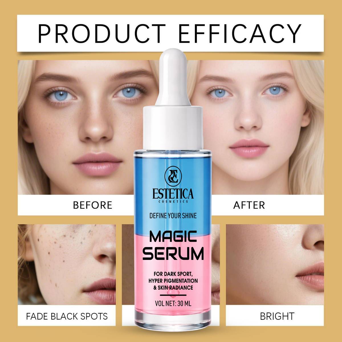 Estetica Magic Skin Glow Serum for Radiance & Bright Complexion