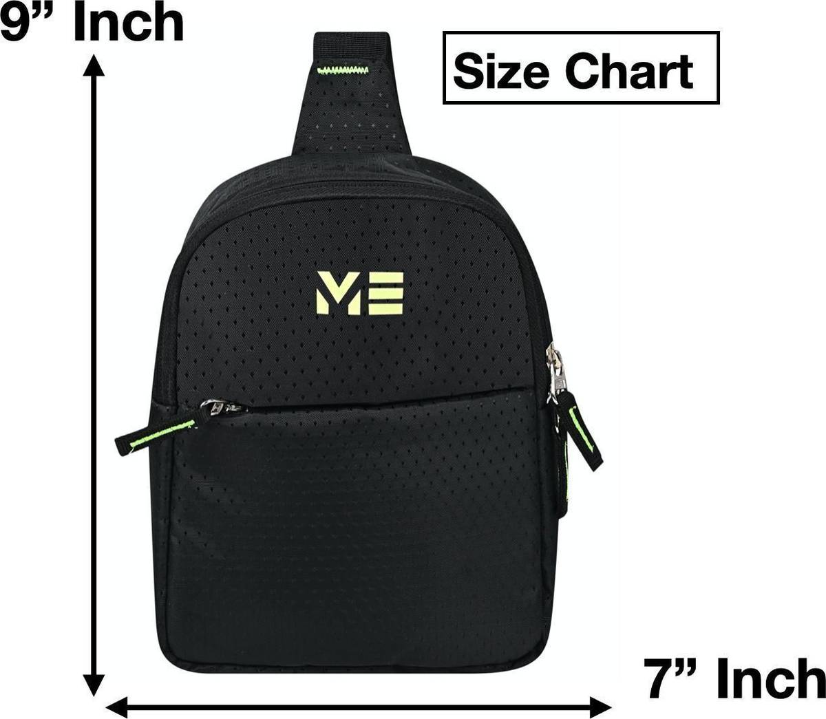 Black Shoulder Bag Tourister chest for men women Travel side crossbody Sports sling — photo 4