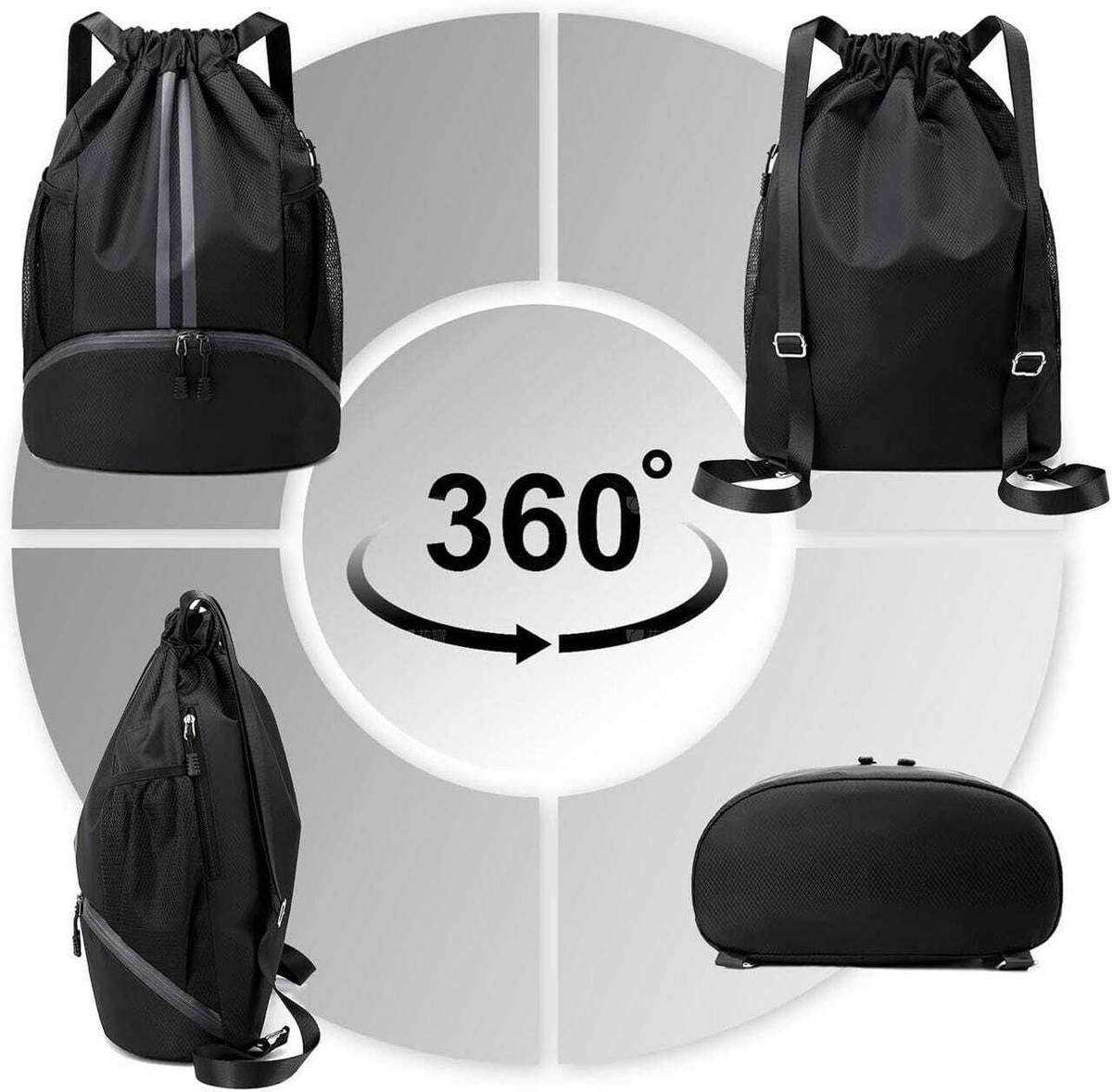daemonic Black Sling Bag Multipurpose Waterproof Bag — photo 5