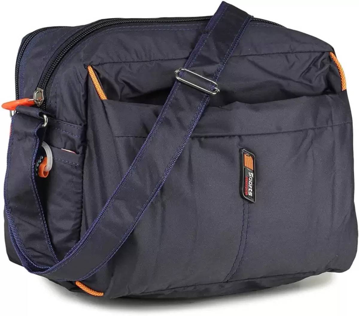 SkyDuck Blue Sling Bag Unisex Messenger: Water-Resistant, Durable, Adjustable Strap