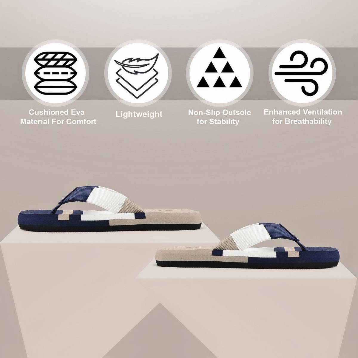DUOSOFT Men Doctor|Orthopedic|Lightweight|Antiskid Non Slip Slippers — photo 5