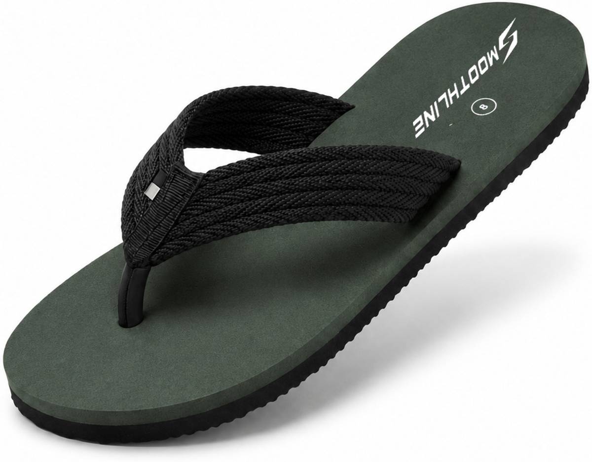 smoothline Men Soft Newly launch|Soft|Comfortable|Orthopaedic|Diabetic|Lightweight Flip Flops