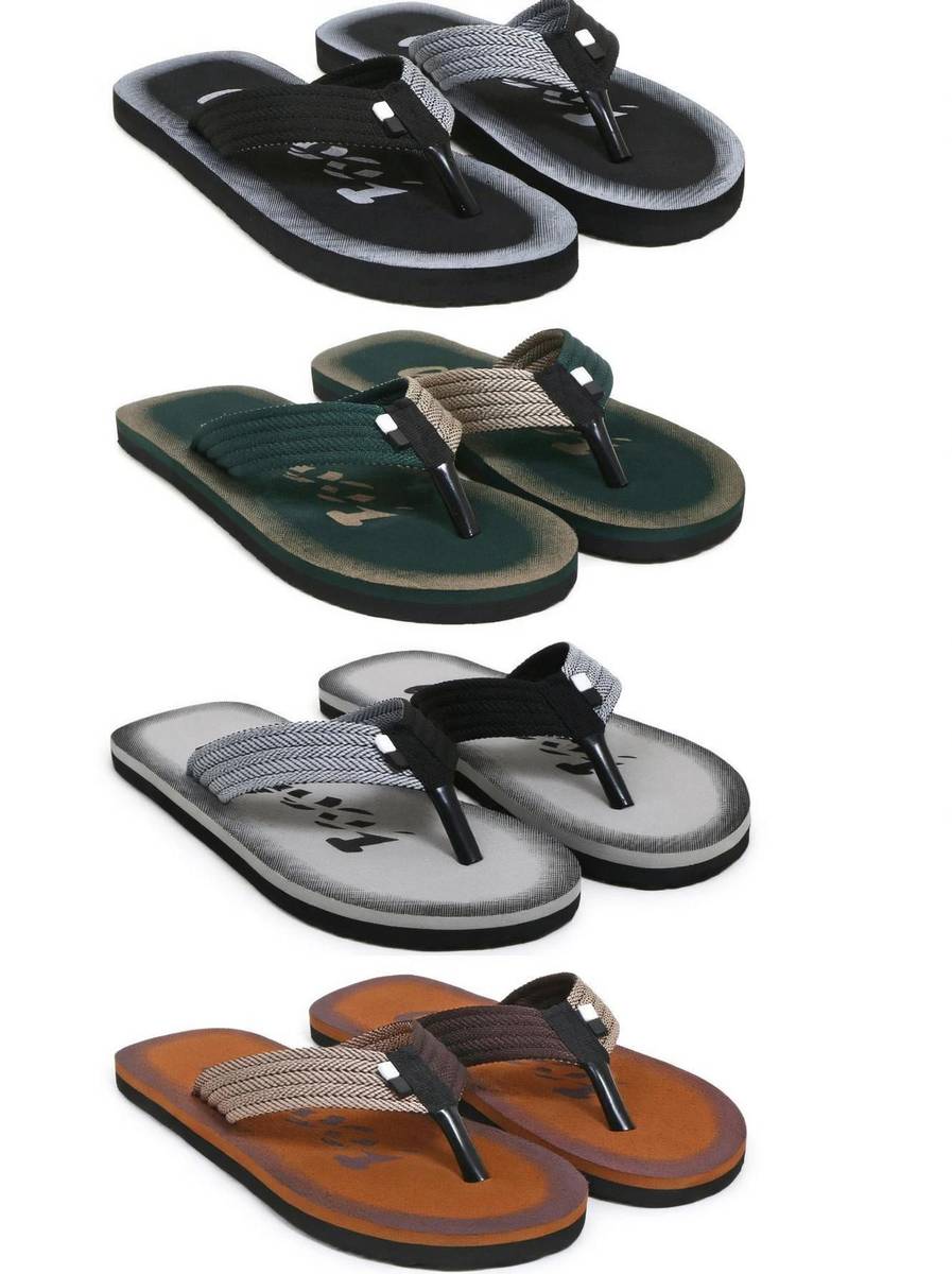 SOSU Men Sosu 4 Pair Comfortable|Ultra-Light|Stylish and Trendy|Flip Flops for Men Slippers