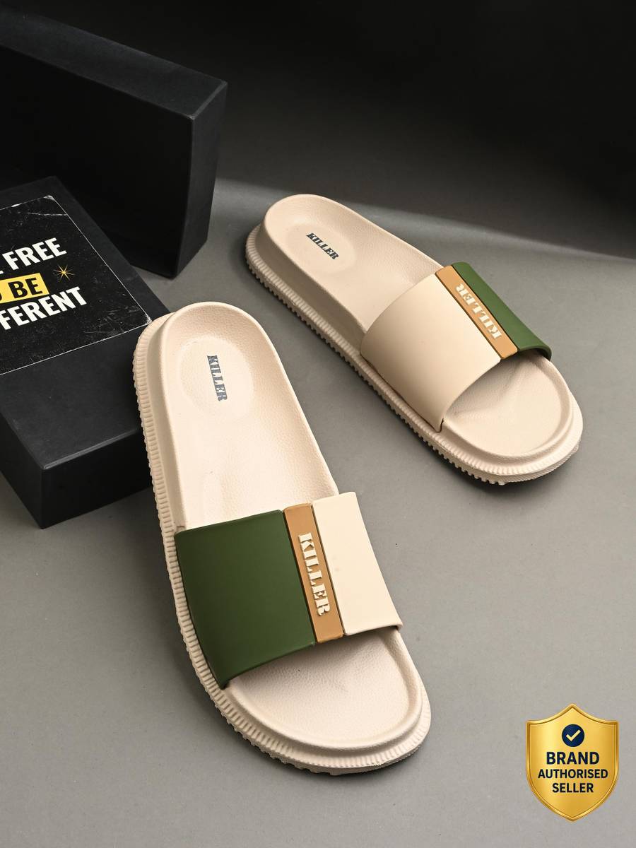 KILLER Men Soft Comfortable Chappal Casual Lightweight Men Slippers for Daily Wear Slippers
