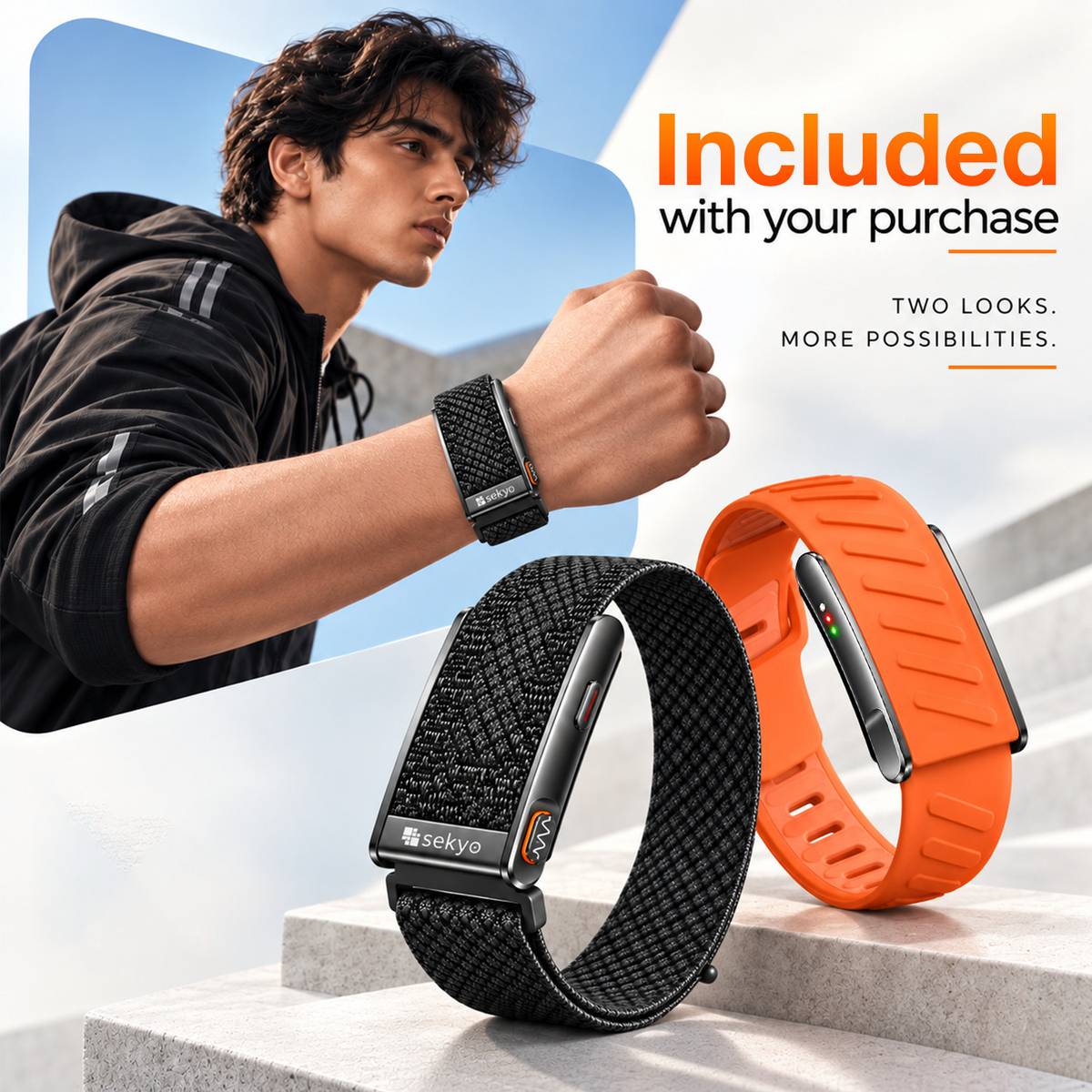 Sekyo Flex Pro Fitness and Health Tracker With ECG, Heart Rate, Sleep, Blood Oxygen — photo 3