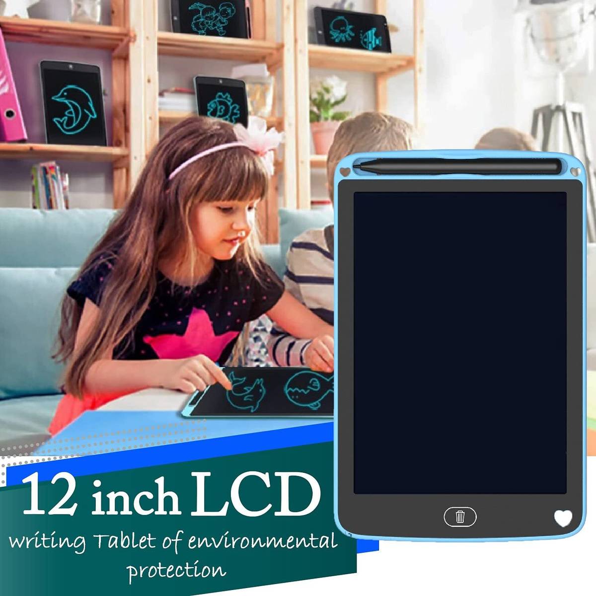 DRUMSTONE Smart Fitness Tracker With ids LCD Writing Tablet — photo 5
