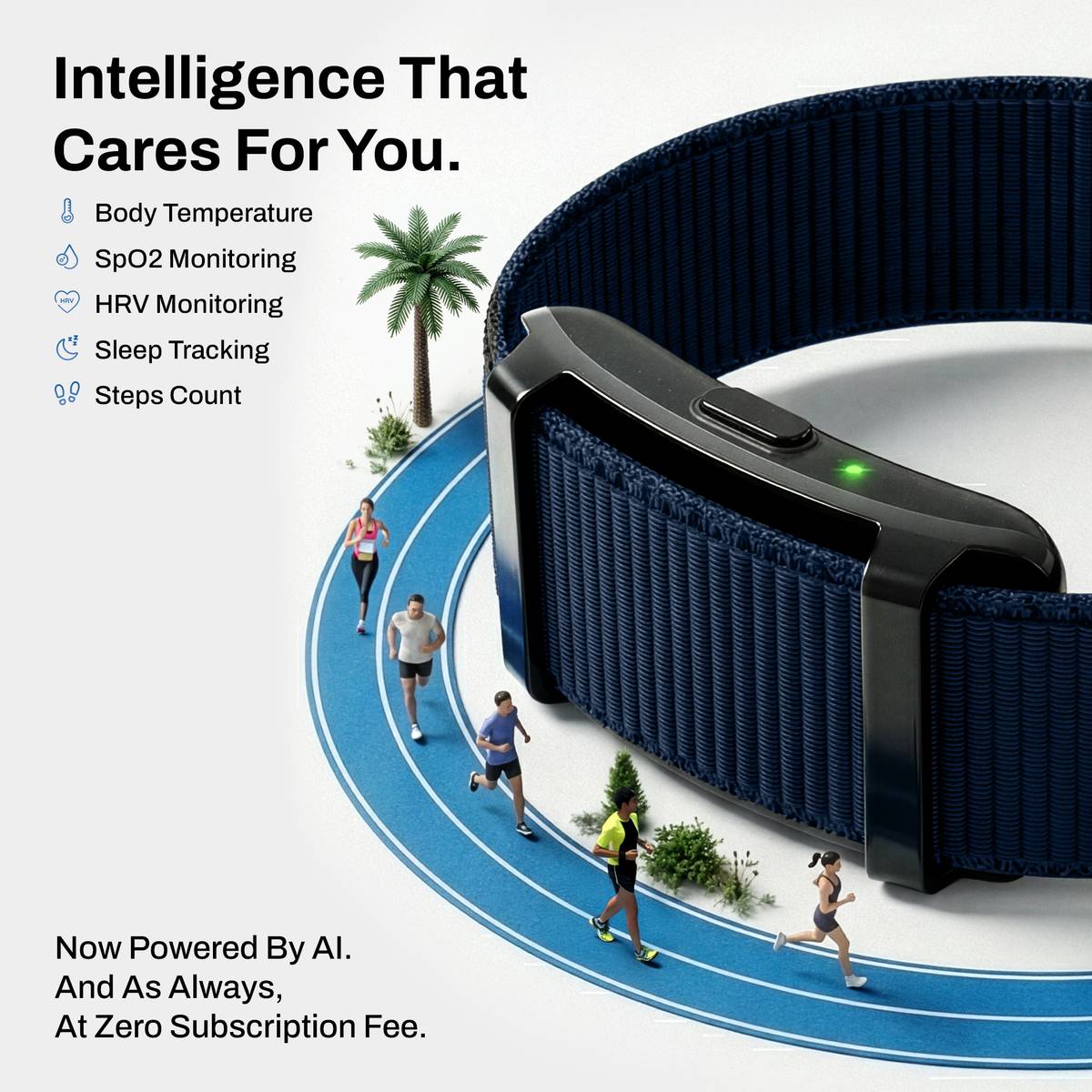 Qore 2 Fitness Band | Advanced Activity & Health Tracking | 45 Days Battery Life — photo 5