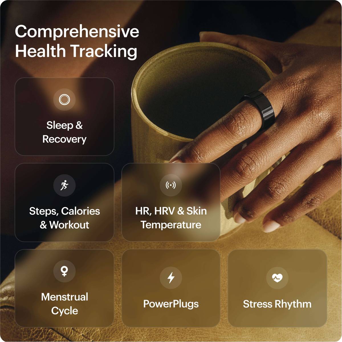Ultrahuman Ring AIR Track Sleep, Workouts, HR, HRV, Health Tracker - Up to 6 Days Battery Smart Ring — photo 3
