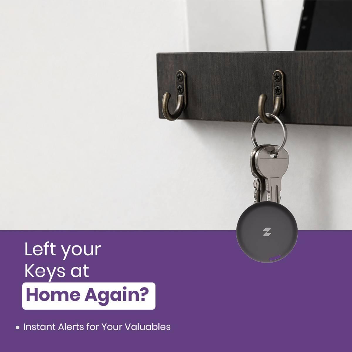 Zeswin Smart Tag Key Finder Wallet Tracker for iOS,Waterproof, Secure Location Smart Tracker — photo 4