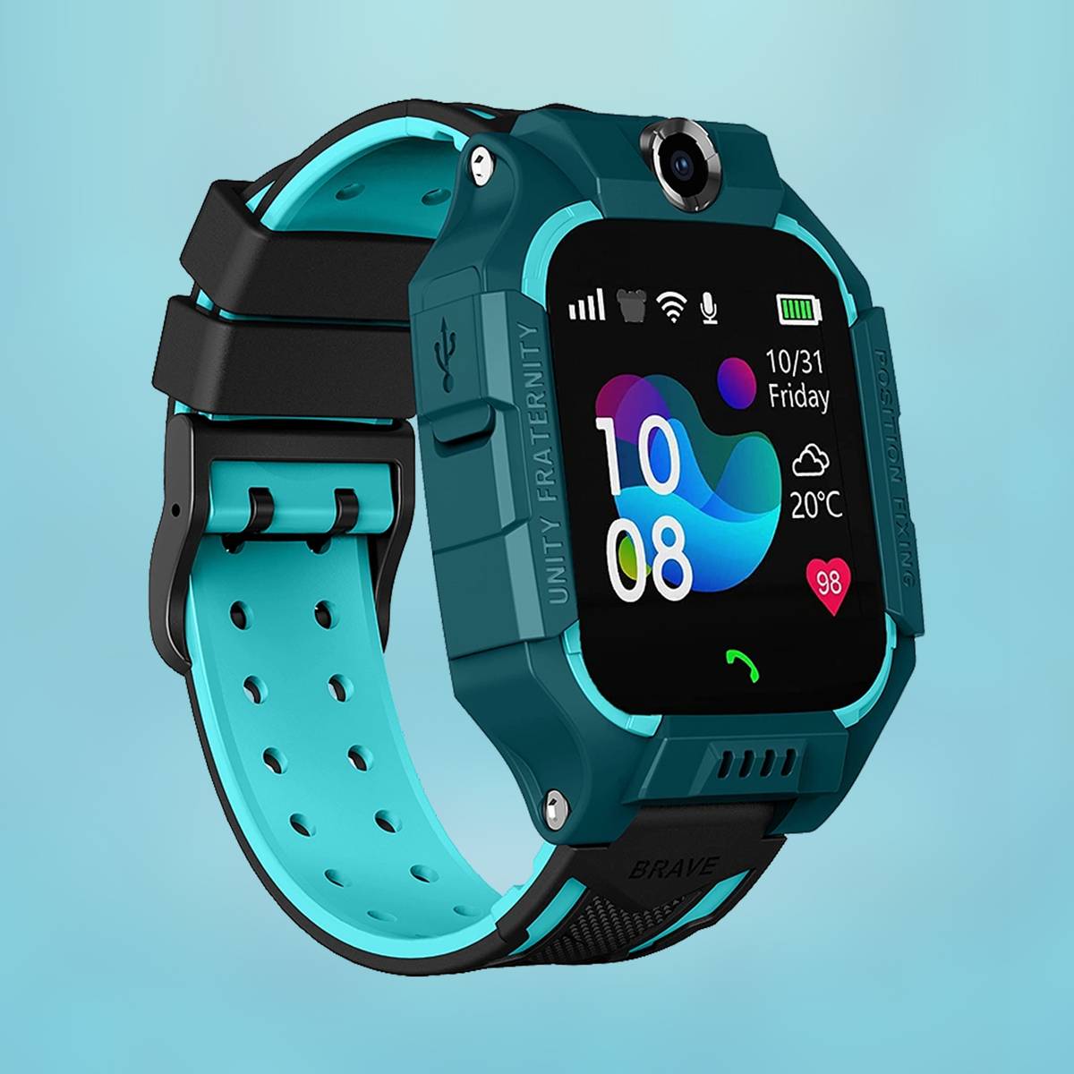 Melbon Kids Games Monitor Child Baby Anti-lost GPS Tracker Smartwatch