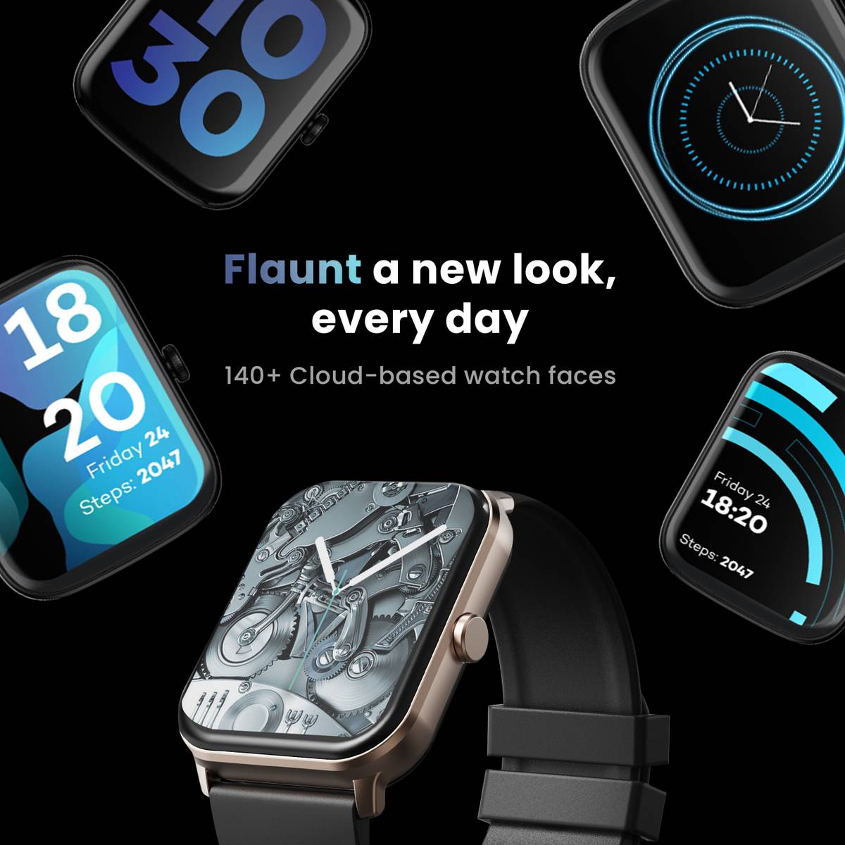 GOBOULT Drift BT Calling HD Display, 140+ Watchface, BT calling, IP68 Smartwatch — photo 5