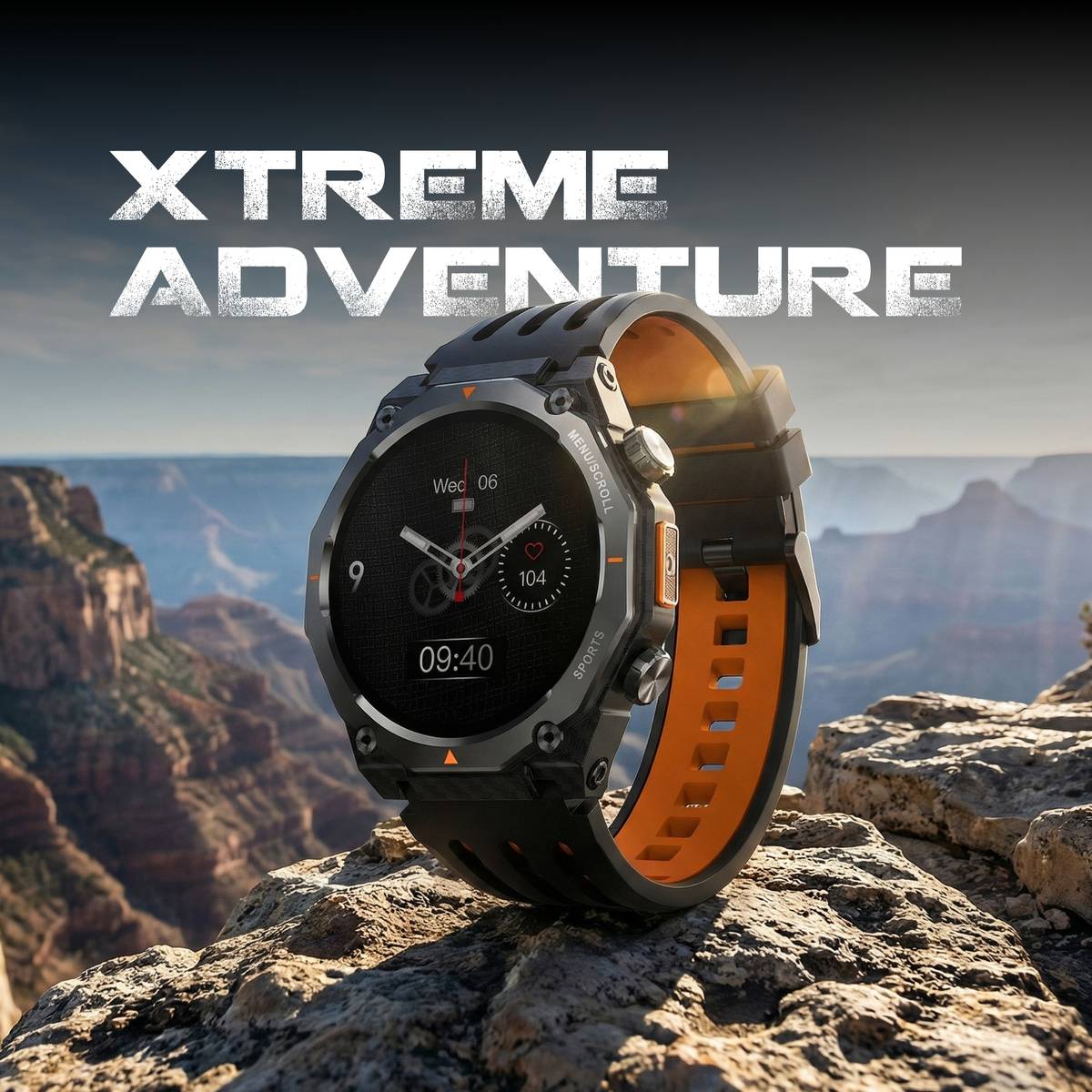 Fastrack Extreme Adventure GPS | Rugged Design | ABC Sensors | Extrenal Torch | 1 ATM Smartwatch — photo 4
