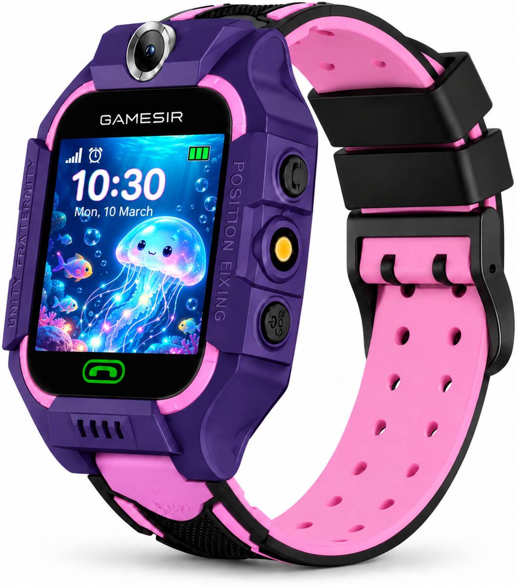 Kids Smartwatch with LBS Tracking SOS Button Camera Torch & Voice Calling Smartwatch