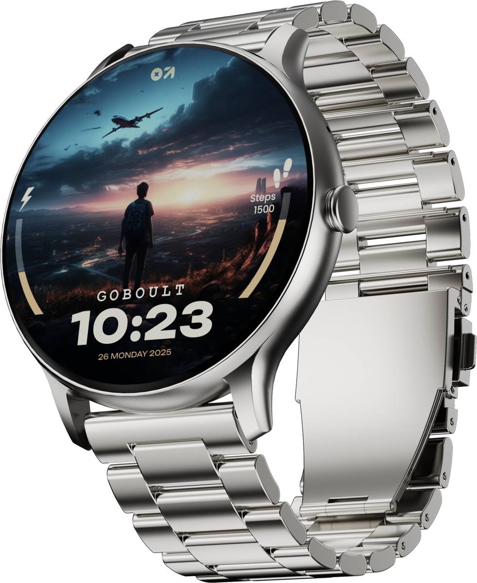 GOBOULT Dire 1.38'' 2.5D HD Display, 500Nits Brightness, 250+ Watch Faces Smartwatch