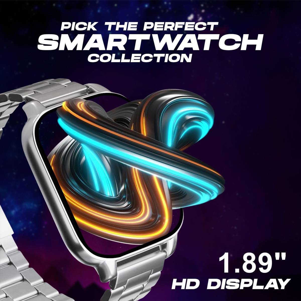 PunnkFunnk 2.01” Touchscreen H9 ,with Sleep & Stress Tracking and Voice Assistant Smartwatch — photo 3