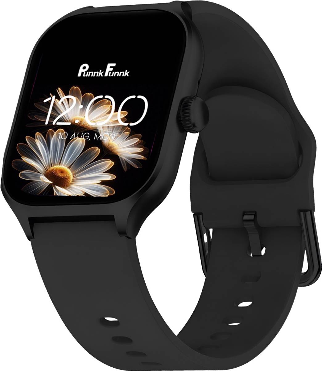 PunnkFunnk H9 2.01"Amoled Display Bluetooth Calling Music Fitness Ai Voice 150+ Watch Faces Smartwatch