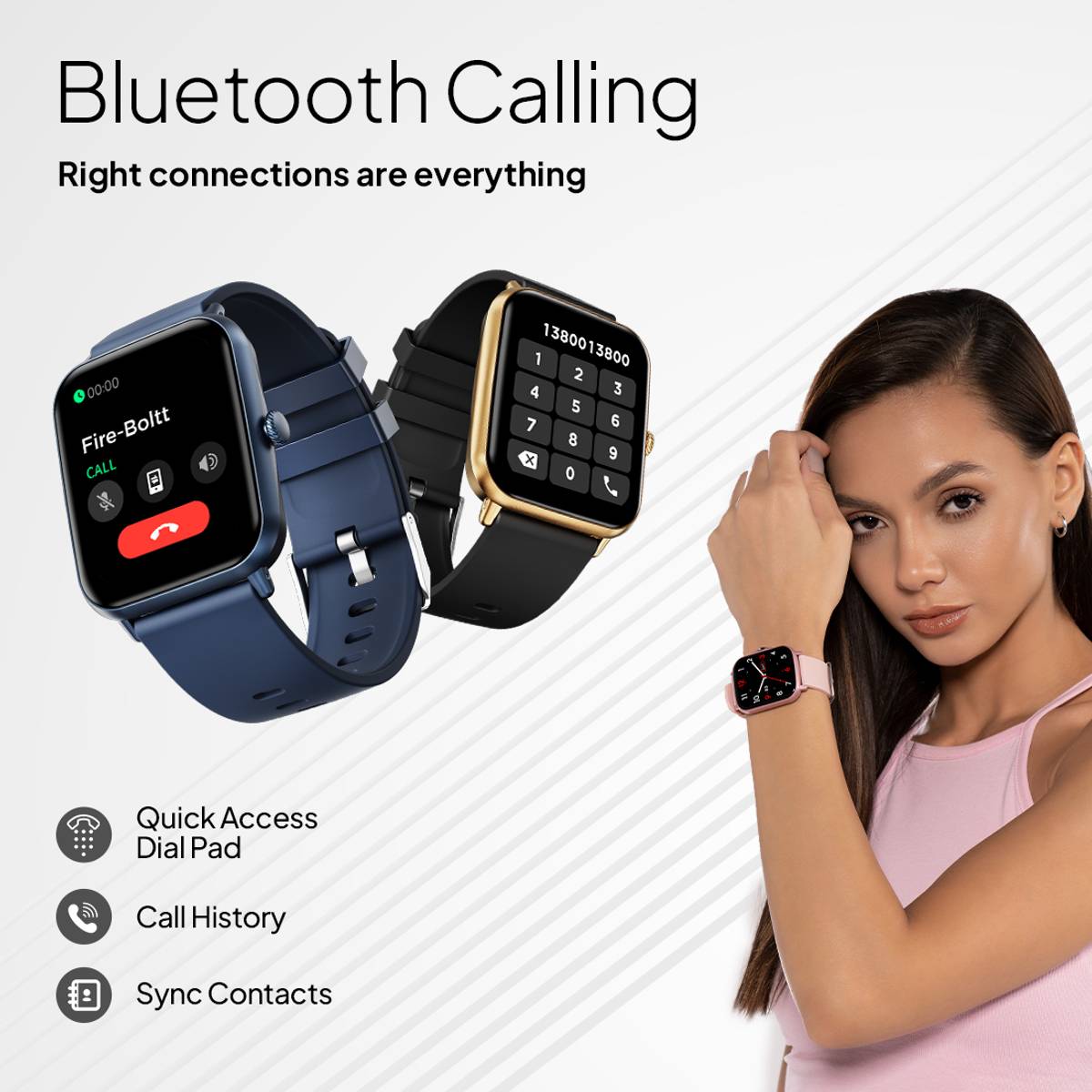 Fire-Boltt Ninja Calling Pro Plus 46.5mm (1.83) Display Bluetooth Calling, AI Voice Smartwatch — photo 3