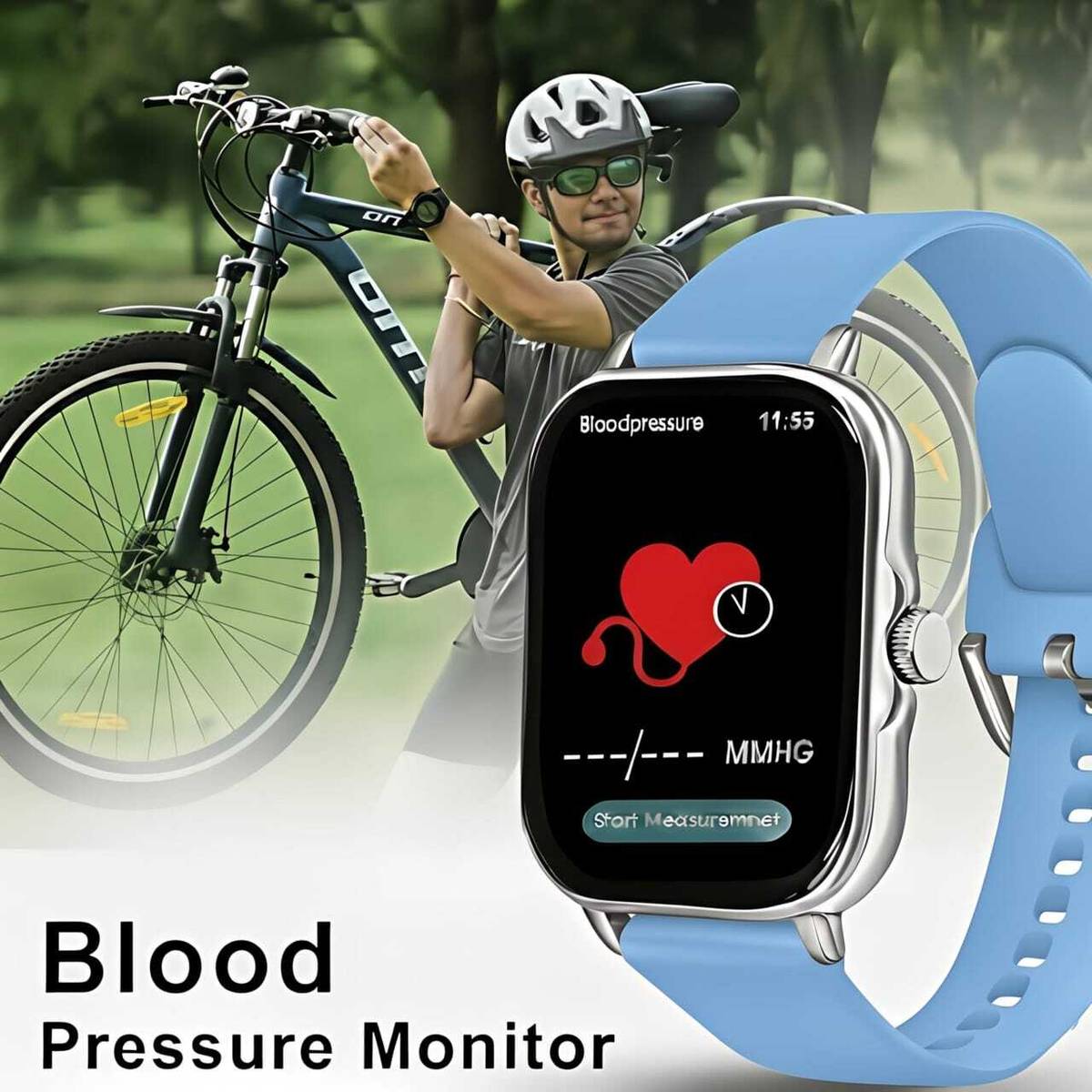 ATSK HUB H6 Smartwatch with 1.9” HD Screen, Calling & Health Fitness Tracker For kids Smartwatch — photo 3