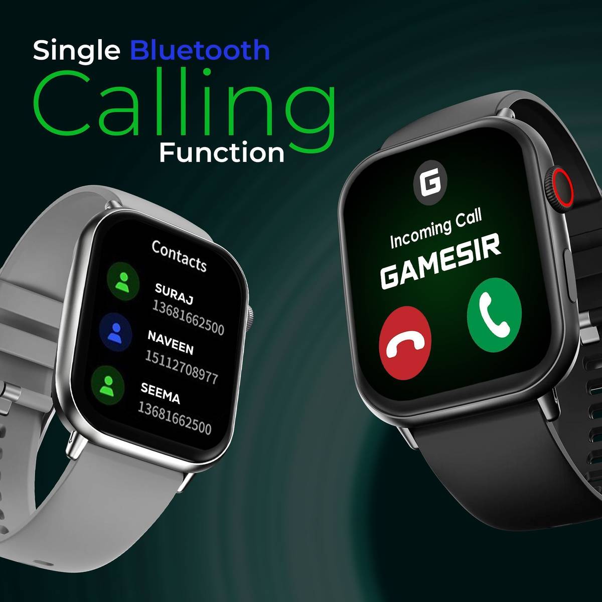 GameSir Edge-Lite | 1.99 " Amoled Display | BT Calling | AI Voice | Music | Fitness Smartwatch — photo 5