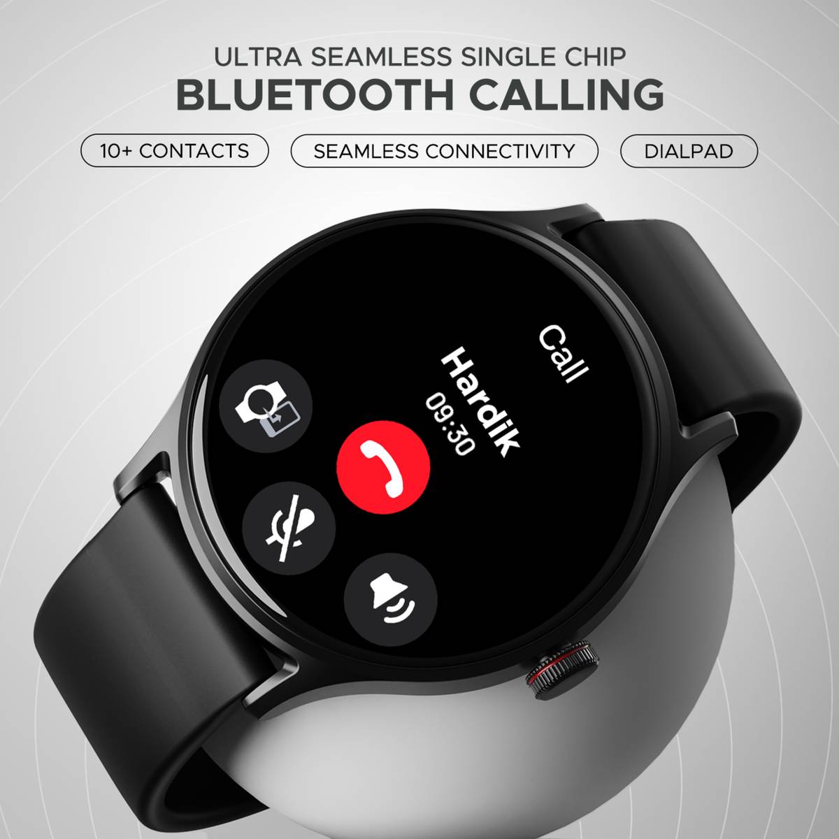 boAt Lunar Vista w/ 3.8 cm(1.52") AuraVue AOD Display, BT Calling, Functional Crown Smartwatch — photo 4