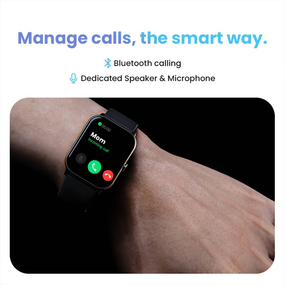 GOBOULT Drift BT Calling HD Display, 140+ Watchface, BT calling, IP68 Smartwatch — photo 3