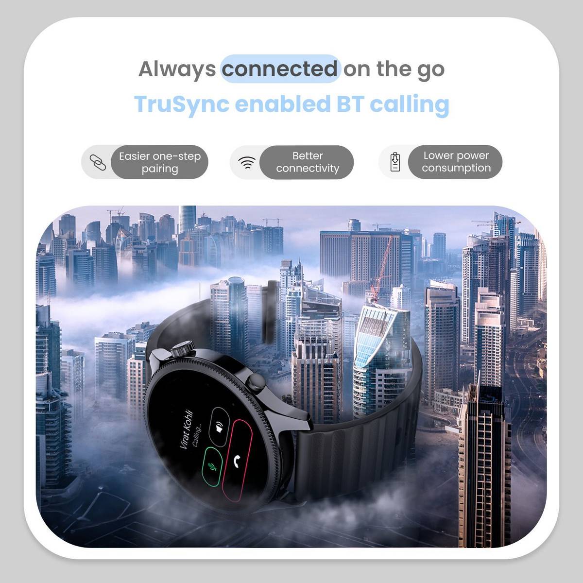Evolve 4 1.46 AMOLED Always On Display with Premium Design & Bluetooth Calling Smartwatch — photo 3