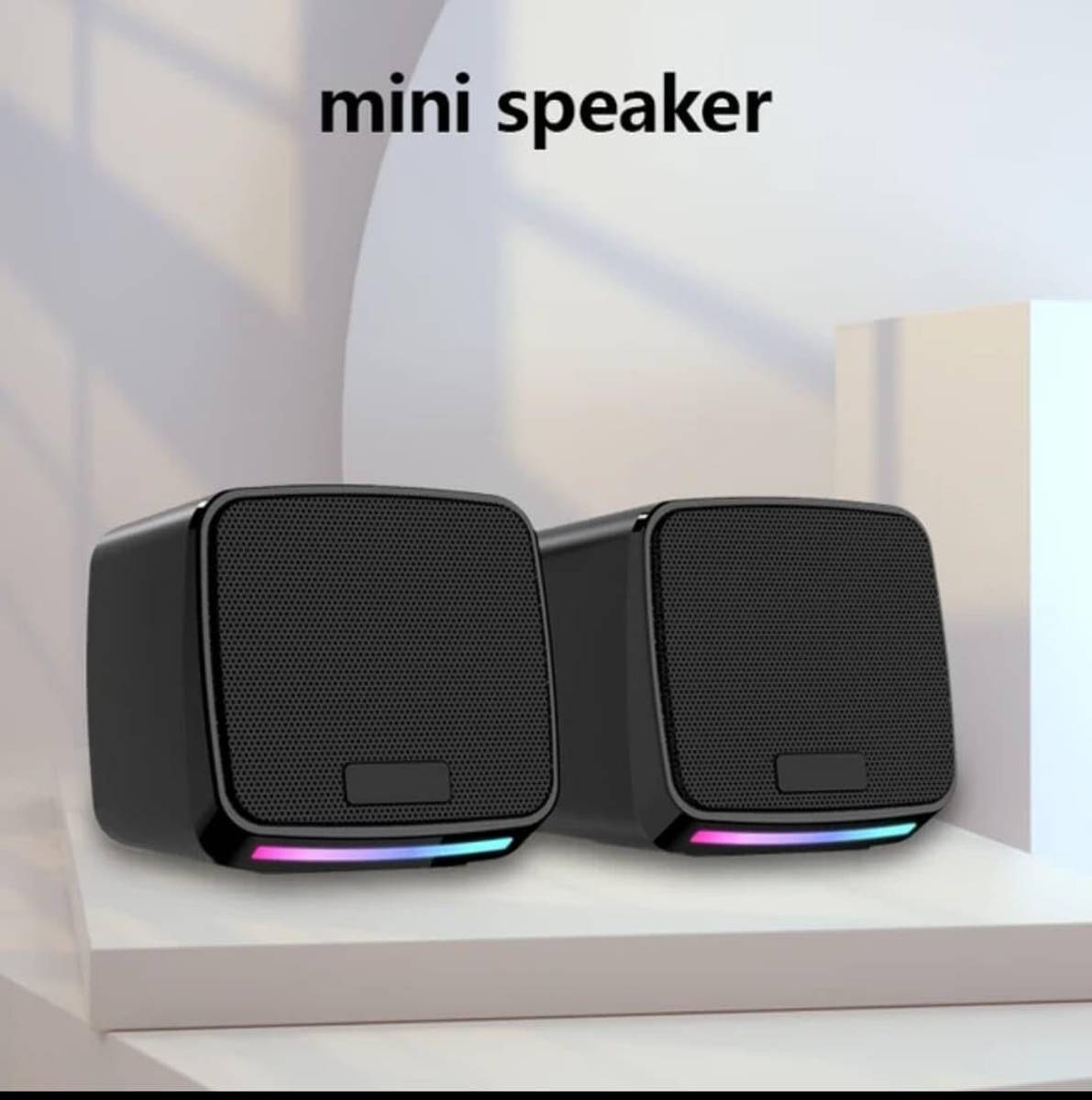 Stereo Sound with Multicolor LED Lights | 11VP 5 W Bluetooth Laptop/Desktop Speaker — photo 5