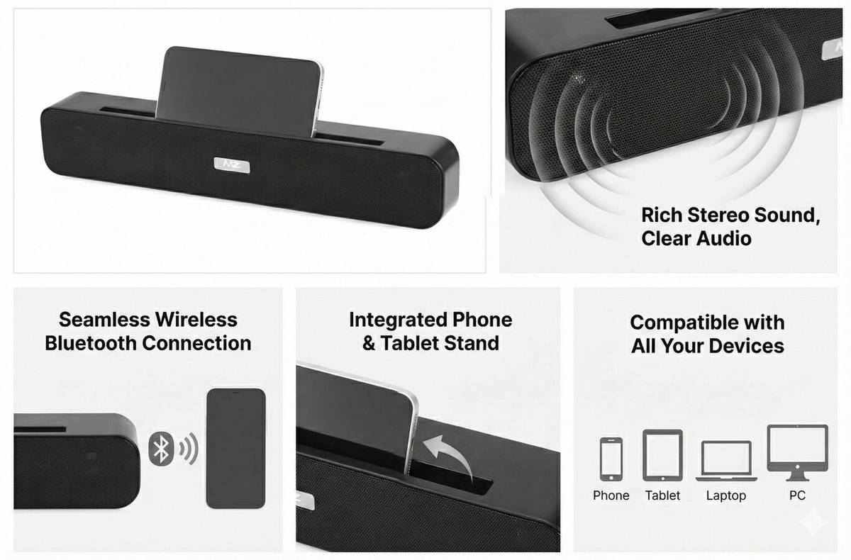 10 W Bluetooth Soundbar — photo 4