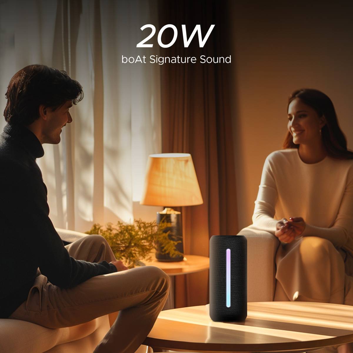 boAt Stone SpinX Pro with 8 HRS Playtime,RGB LEDs, TWS Mode, Signature Sound 20 W Bluetooth Speaker — photo 2